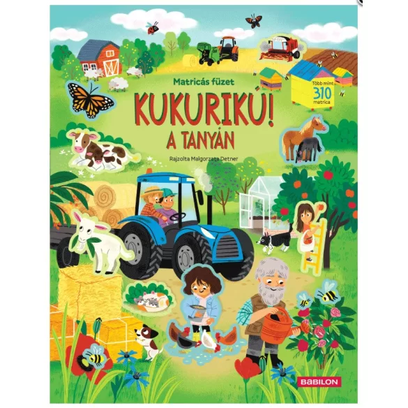 KUKURIKÚ! A TANYÁN - Matricás füzet