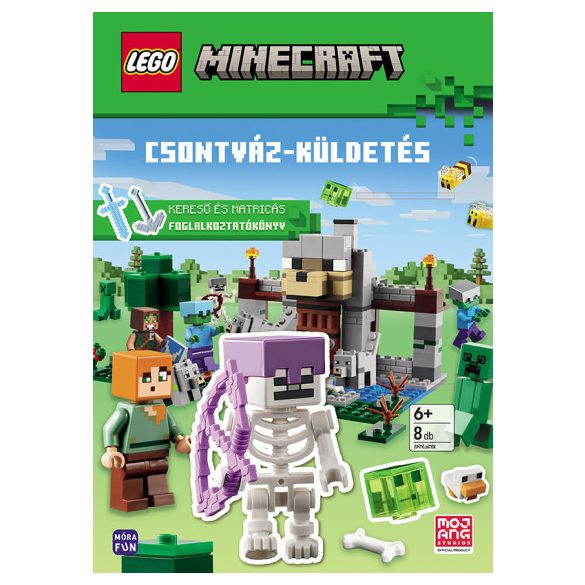 Lego Minecraft - Csontváz-küldetés - Kereső és matricás foglalkoztatókönyv