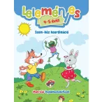   Leleményes 4-5 éves: Szem-kéz koordináció - Matricás foglalkoztatófüzet