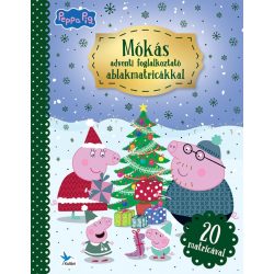   Peppa malac - Mókás adventi foglalkoztató ablakmatricákkal