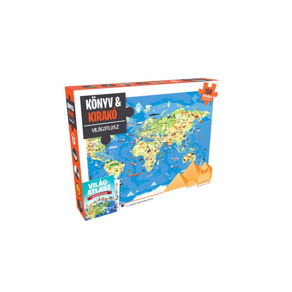 Világatlasz - Könyv & Kirakó