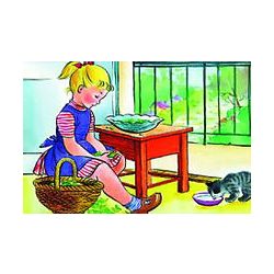 Zsuzsi segít anyukának - Diafilm