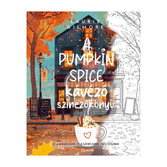 A Pumpkin Spice kávézó színezőkönyv