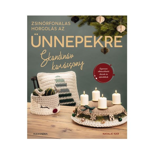 Skandináv karácsony - Zsinórfonalas horgolás az ünnepekre