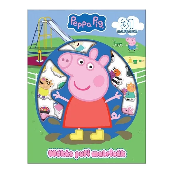 Peppa malac: Mókás pufi matricák