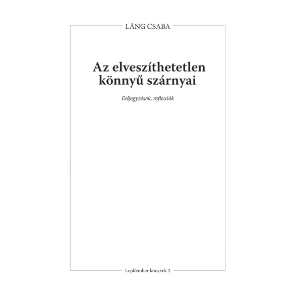Az elveszíthetetlen könnyű szárnyai