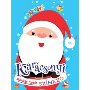 Karácsonyi matricás színező