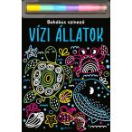 Vízi állatok - Bohókás színező