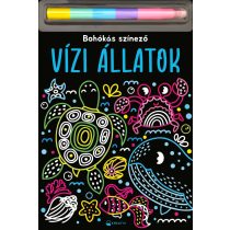 Vízi állatok - Bohókás színező