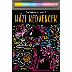 Házi kedvencek - Bohókás színező