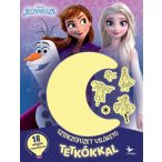 Színezőfüzet világító tetkókkal - Jégvarázs