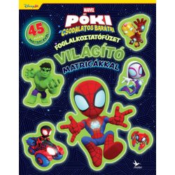 Foglalkoztatófüzet világító matricákkal - Póki