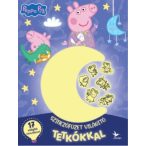 Színezőfüzet világító tetkókkal - Peppa malac