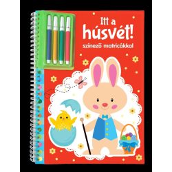 Itt a húsvét! - Színező matricákkal és filctollal