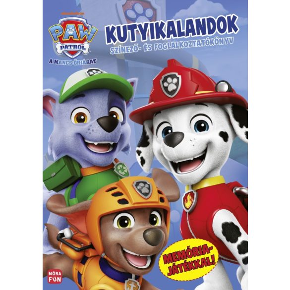 Mancs Őrjárat - Kutyikalandok - Színező- és foglalkoztatókönyv memóriakárytákkal