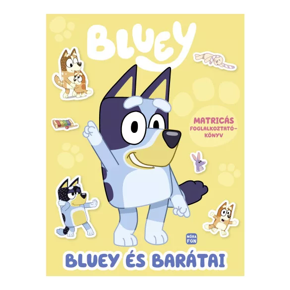 Bluey - Bluey és barátai - matricás foglalkoztatókönyv
