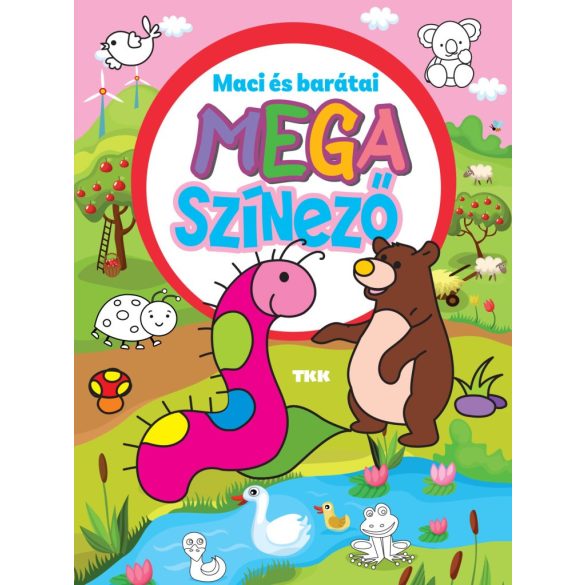 Maci és barátai - Mega színező