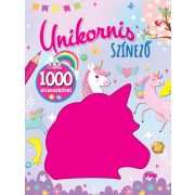 Unikornis színező - 1000 strasszkő
