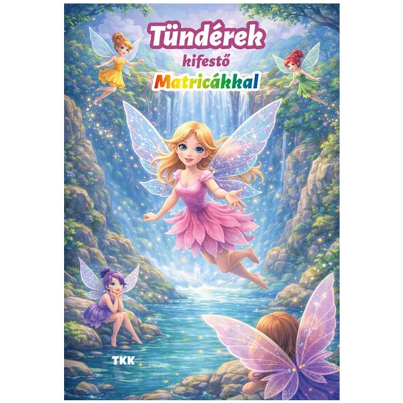Tündérek kifestő - Matricákkal