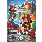 Tűzoltók kifestő - Matricákkal