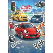 Autós kifestő - Matricákkal