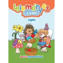   Leleményes 4-5 éves - Logikai feladatok / Matricás foglalkoztatófüzet