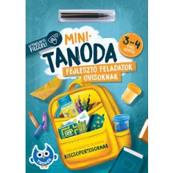   Minitanoda fejlesztő feladatok ovisoknak - 3-4 éves kortól - letörölhető filccel