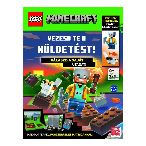 Lego Minecrat. Vezesd te a küldetést! Válaszd a saját utadat!