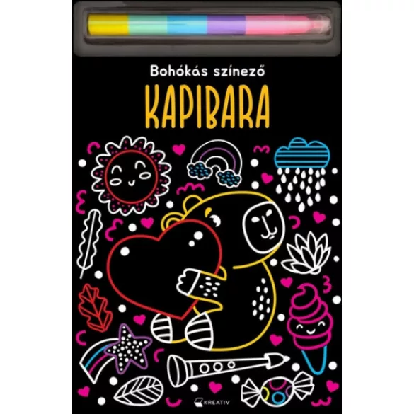 Kapibara - Bohókás színező