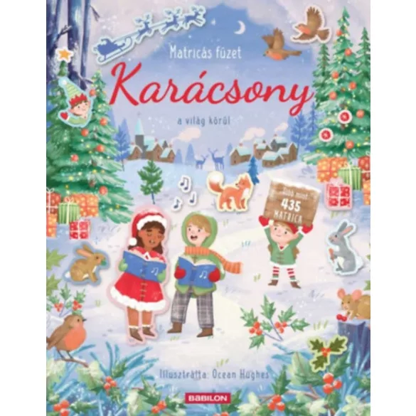 Karácsony a világ körül - Matricás füzet